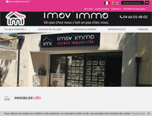 Tablet Screenshot of imovimmo.fr